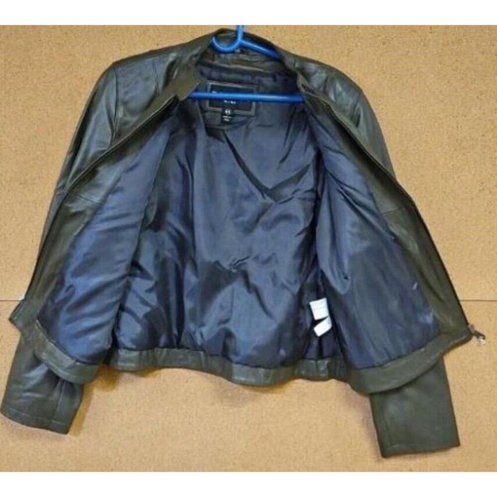 The Leather Company NY Italian Leather Jacket Coat 4X with pockets - Picture 2 of 4